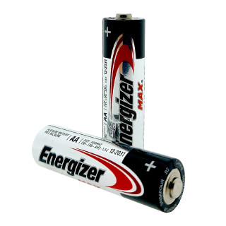 Energizer Max alkaline AA batteries shrink, pack of 2