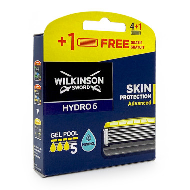 Wilkinson HYDRO 5 Skin Protection Advanced Blades, pack of 5