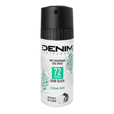 Denim Extreme Fresh Anti-Transpirant Deodorant Spray 72H,...