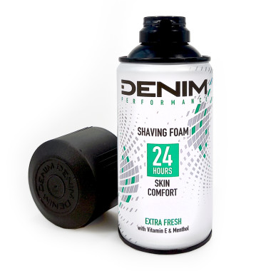 Denim Skin Comfort Extreme Fresh Shaving Foam, 300 ml