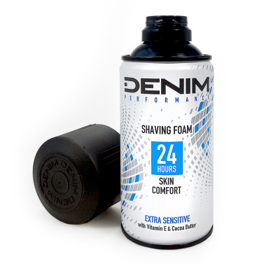 Denim Skin Comfort Extra Sensitive Shaving Foam, 300 ml