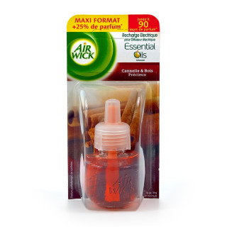 Air Wick plug-in refill Cinnamon & Precious Woods XL format, 24 ml