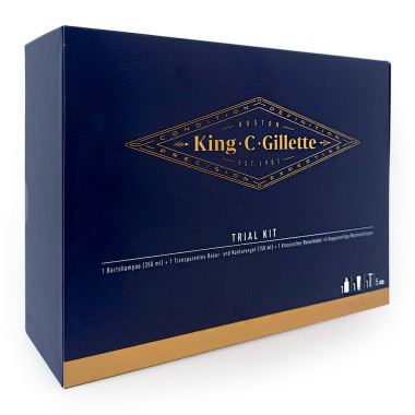King C. Gillette Premium Bartpflege Trial Kit (3-teilig)