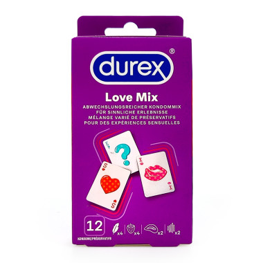 Durex Love Mix Condoms, pack of 12