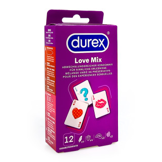 Durex Love Mix Condoms, pack of 12 x 6