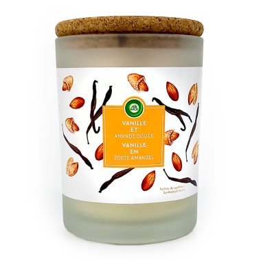 Air Wick Sceted Candle Vanilla &amp; Sweet Almond, 185 g