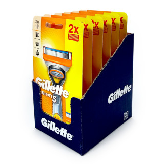 Gillette Fusion 5 Power Razor + 1 extra blade x 6
