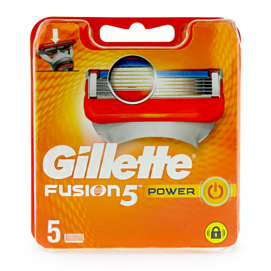 Gillette Fusion 5 Power Rasierklingen, 5er Pack