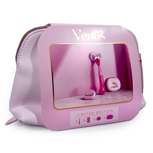 Gillette Venus SPA Breeze Rasierer mit Travel Bag + 1 Ersatzklinge