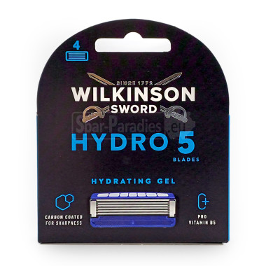Wilkinson Hydro 5 Hydrating Gel Rasierklingen, 4er Pack x 10