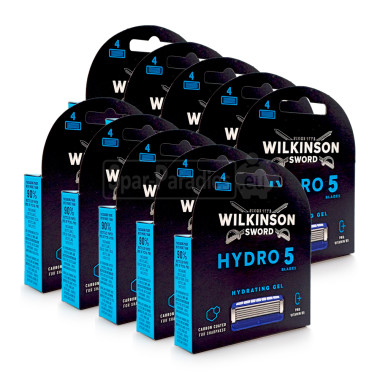 Wilkinson Hydro5 Skin Protection razor blades, pack of 4...