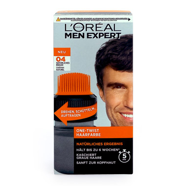 LOr&eacute;al Men Expert One-Twist Hair Color 04 Natural...