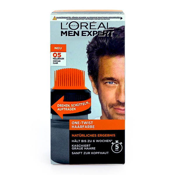L'Oréal Men Expert One-Twist Hair Color 05 Light Brown - spar-paradie