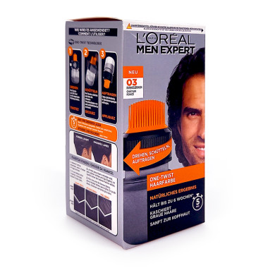 LOr&eacute;al Men Expert One-Twist Hair Color 03 Oak Brown
