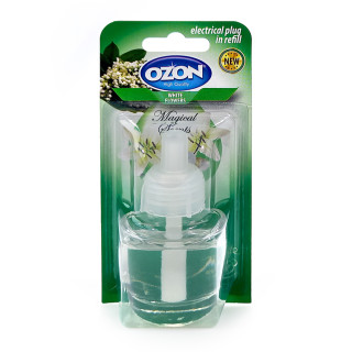 Ozon Duftölflakon Weisse Blumen für Air Wick Duftstecker, 19 ml