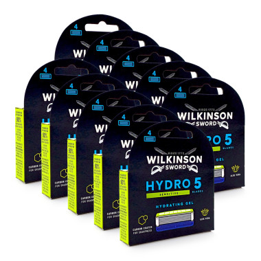 Wilkinson Hydro 5 Skin Protection Sensitive Rasierklingen, 4er Pack x 10