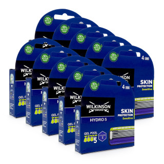 Wilkinson Hydro5 Skin Protection Sensitive razor blades, pack of 4 x 10