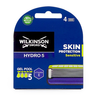 Wilkinson Hydro 5 Skin Protection Sensitive Rasierklingen, 4er Pack x 10