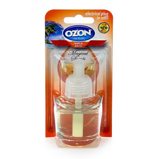 Ozon plug-in refill Tropical Breeze for Air Wick scent plugs, 19 ml x 6