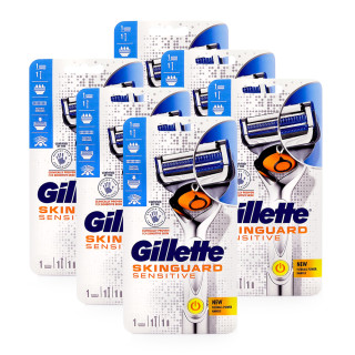 Gillette SkinGuard Sensitive Power Razor, pack of 6