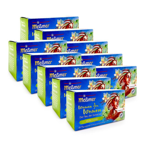 Meßmer Herbal Tea Mint-Vanilla, pack of 18 x 10