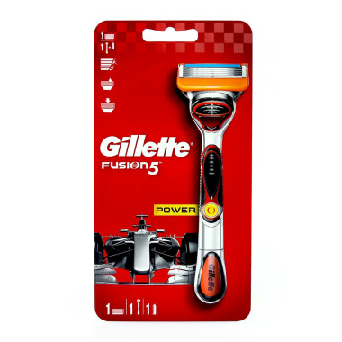 Gillette Fusion5 Power razor red edition