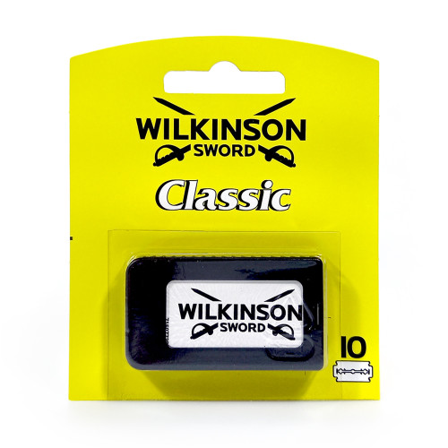 Wilkinson Sword Classic Rasierklingen für Rasierhobel, 10er Pack