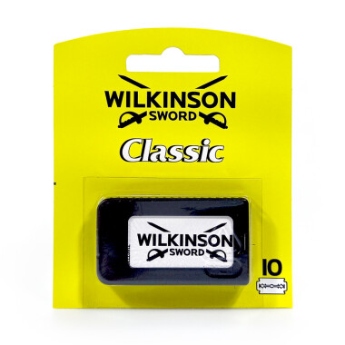 Wilkinson Double Edge Classic Rasierklingen für Rasierhobel, 10er Pack