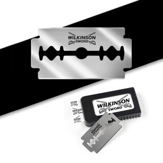 Wilkinson Double Edge Classic Rasierklingen für Rasierhobel, 10er Pack