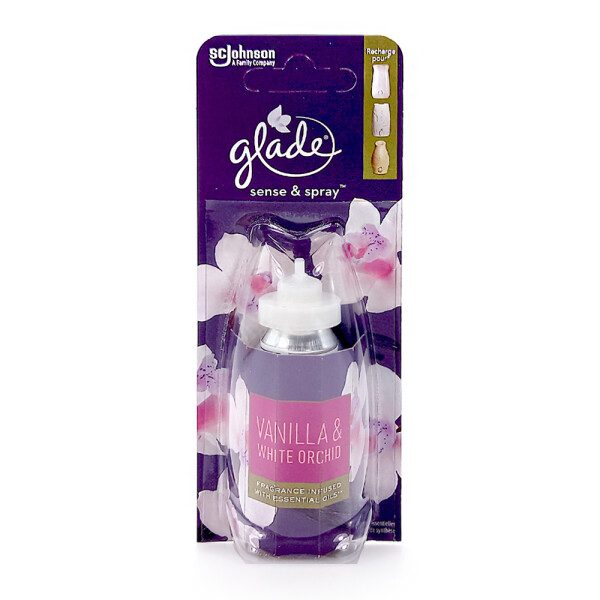Glade sense & spray refill Vanilla & White Orchid at a great price