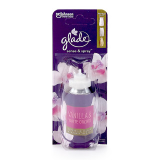 Glade sense & spray refill Vanilla & White Orchid, 18 ml x 8