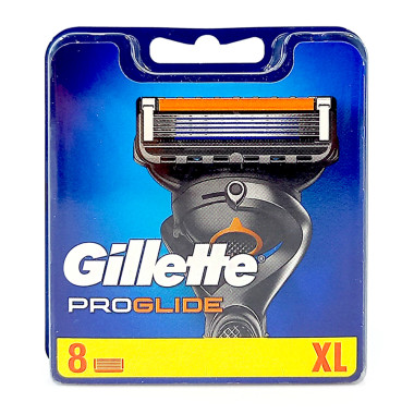 Gillette ProGlide razor blades, pack of 8