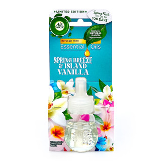 Air Wick plug-in refill Spring Breeze & Island Vanilla, 19 ml x 6