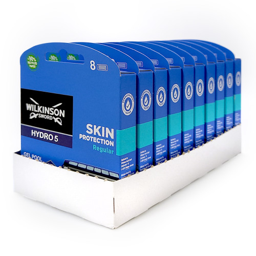 Wilkinson Hydro 5 Skin Protection Regular Rasierklingen, 8er Pack x 10