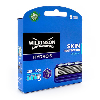 Wilkinson Hydro5 Skin Protection razor blades, pack of 8...