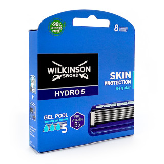Wilkinson Hydro 5 Skin Protection Regular Rasierklingen, 8er Pack x 10