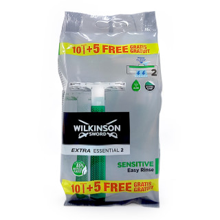 Wilkinson Extra 2 Sensitive disposable razors, pack of 15 x 20