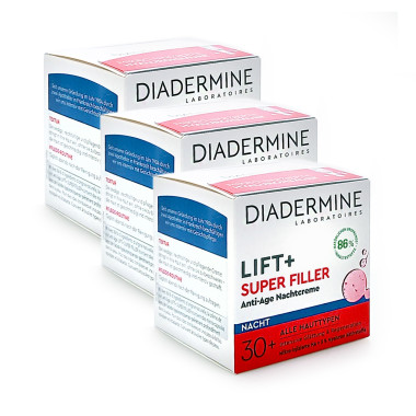 Diadermine Lift+ Super Filler Anti-Age Cream Night, 50 ml...