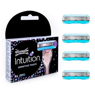 Wilkinson Intuition Sensitive Touch Razor Blades, pack of 4