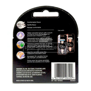 Wilkinson Intuition Sensitive Touch Razor Blades, pack of 4
