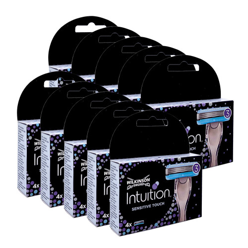 Wilkinson Intuition Sensitive Touch Rasierklingen, 4er Pack x 10