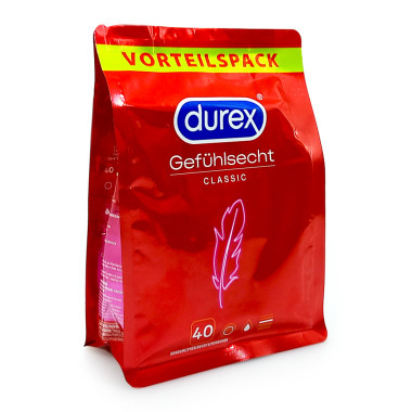 Durex Kondome Gefühlsecht Classic, 40er Pack x 48
