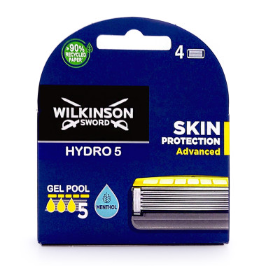 Wilkinson Hydro 5 Skin Protection Advanced Rasierklingen, 4er Pack