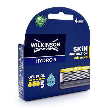 Wilkinson HYDRO 5 Skin Protection Advanced Blades, pack of 4