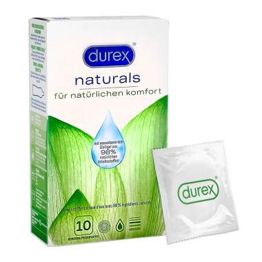 Durex Kondome Naturals, 10er Pack x 6