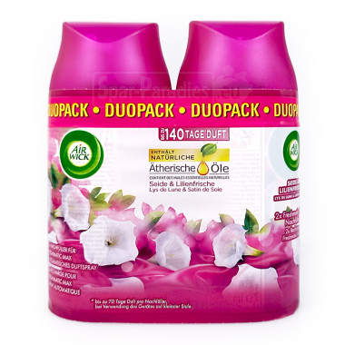 Air Wick Freshmatic Smooth Satin & Moon Lily duo pack, 2x 250 ml x 6