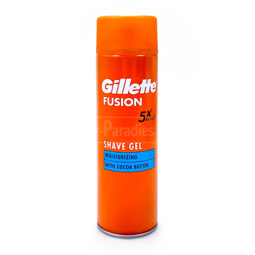 Gillette Rasiergel Fusion Moisturizing with Coco Butter, 200 ml