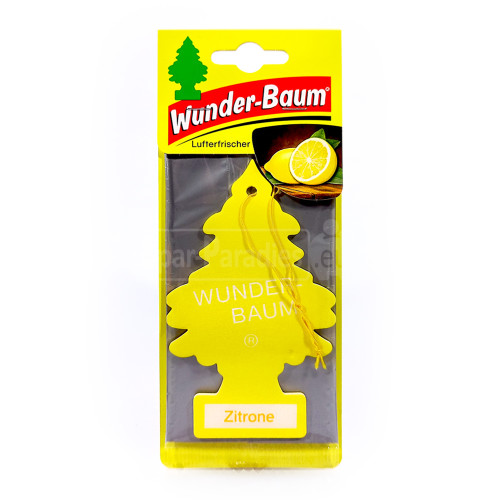 Wunderbaum hanging air freshener Lemon