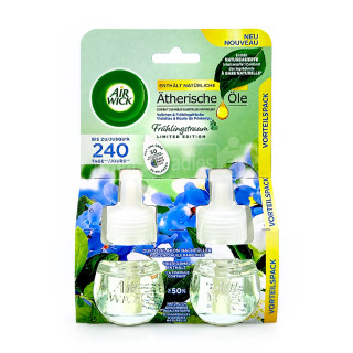 Air Wick plug-in refill Violets and Spring Freshness duo pack, 2x 19 ml x 5