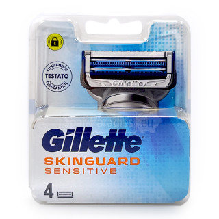 Gillette SkinGuard Sensitive Rasierklingen, 4er Pack x 10